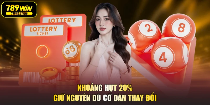 Khoảng hụt 20% giữ nguyên dù cỡ dàn thay đổi